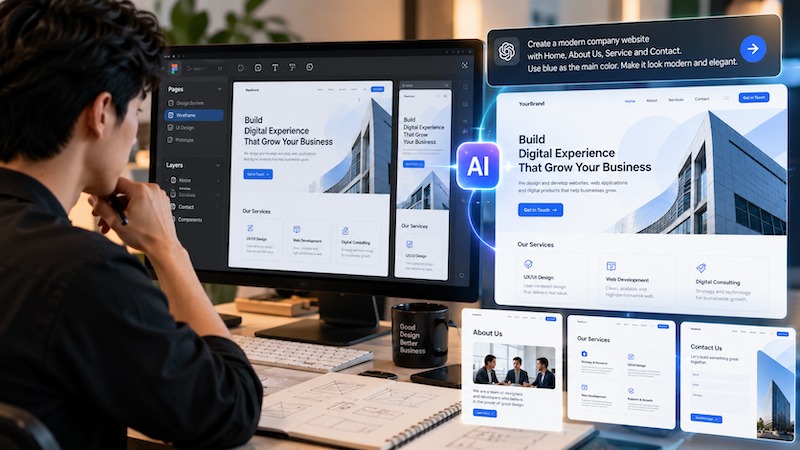 AI กับ UX UI Designer ในการออกแบบเว็บไซต์ยุคใหม่