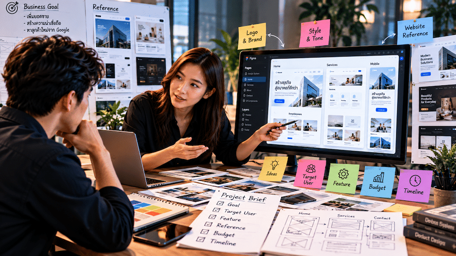 ก่อนจ้าง UX UI Designer ต้องเตรียม Brief อะไรบ้าง